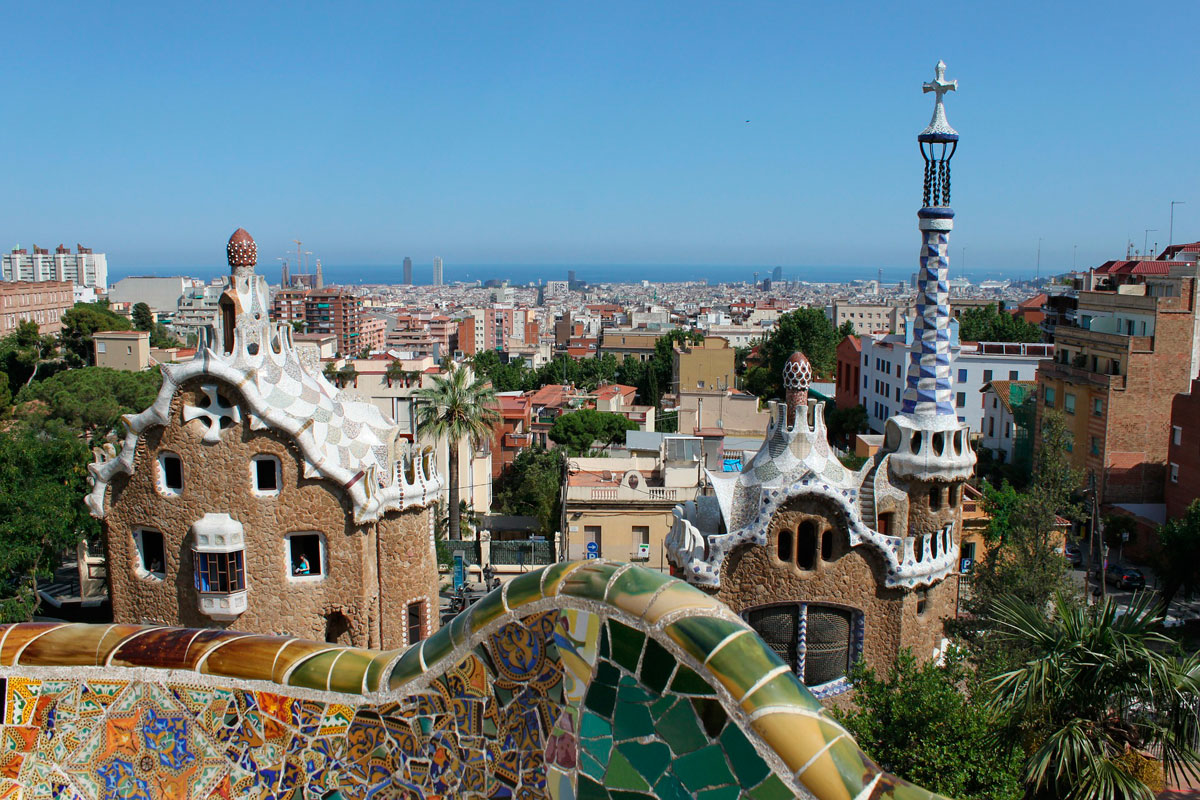 Parque Güell en Barcelona